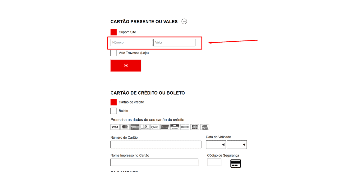 Onde inserir cupom de desconto Livraria da Travessa