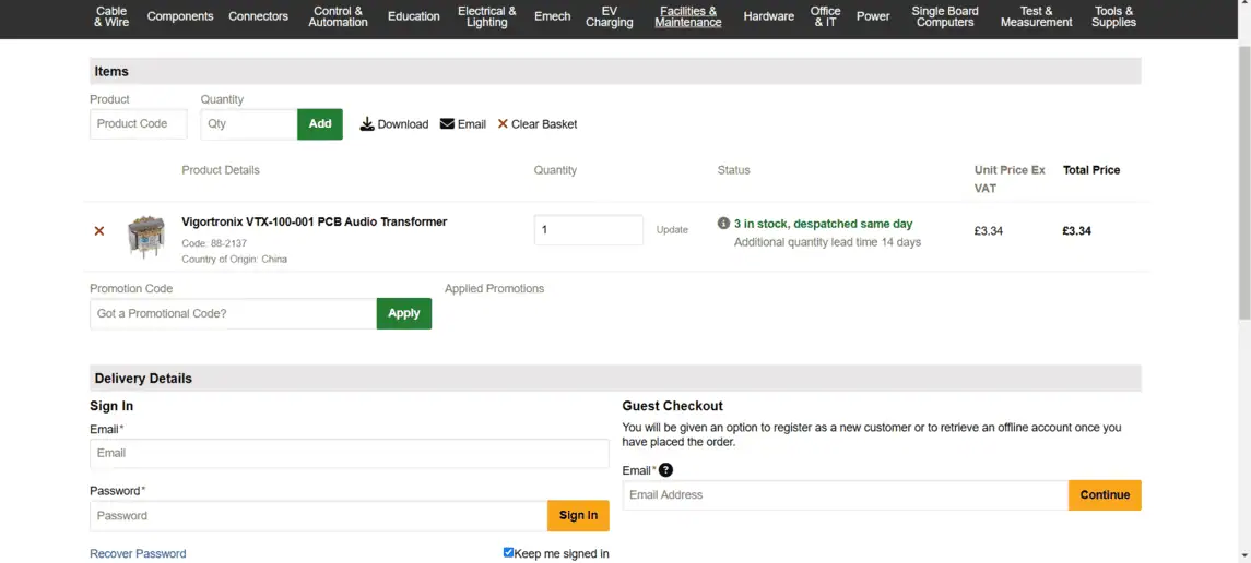 Onde inserir cupom de desconto Rapid Online
